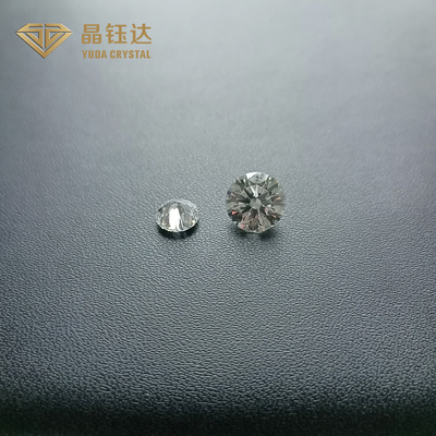 1.0ct 2.0ct 3.0ct গোলাকার উজ্জ্বল কাটা লস ল্যাব চাষ করা হীরা HPHT রিং জন্য