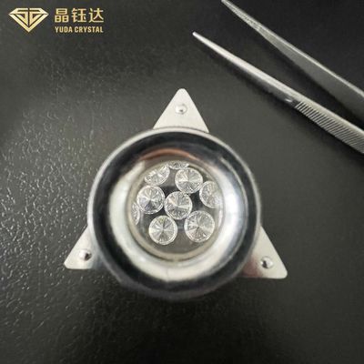 7.0ct 8.0ct এইচপিএইচটি ল্যাবরেটরিতে বেড়ে ওঠা হীরা আয়তক্ষেত্রাকার ডিইএফ রঙ ওভাল হীরার জন্য