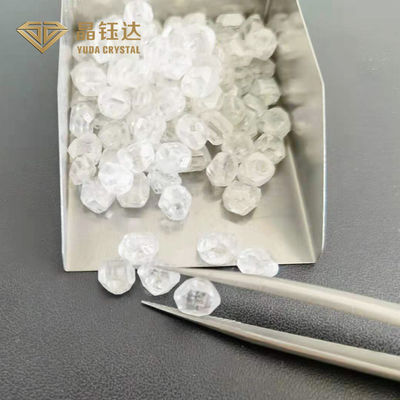 6.0ct 7.0ct HPHT কাঁচা হীরা কাটিয়া না পোলিশ করা হীরা ফ্যান্সি ওভাল হীরা জন্য