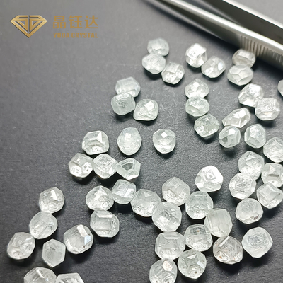 VS SI 3.0ct 4.0ct 5.0ct HPHT রুক্ষ হীরা কাস্টমাইজড 1 ক্যারেট লস হীরা জন্য