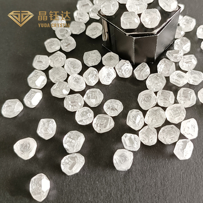 6.0Ct আপ ল্যাব তৈরি হীরা স্কয়ার ইএফজি রঙ এইচপিএইচটি রুক্ষ হীরা