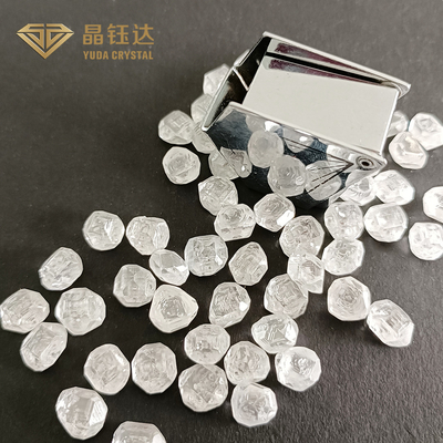 6.0Ct আপ ল্যাব তৈরি হীরা স্কয়ার ইএফজি রঙ এইচপিএইচটি রুক্ষ হীরা
