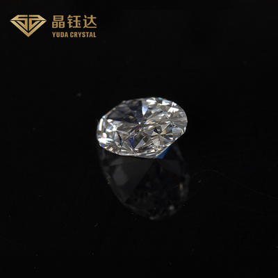 1.0 থেকে 2.0ct HPHT গিয়া ডায়মন্ড ল্যাব গ্রোথ হোয়াইট ওভাল আকৃতি লসফ্যান্সি কাট
