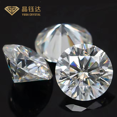 সিন্থেটিক এইচপিএইচটি 1ct 2ct গোলাকার চমৎকার ভিএস ল্যাব তৈরি ডায়মন্ড জুয়েলারী জন্য